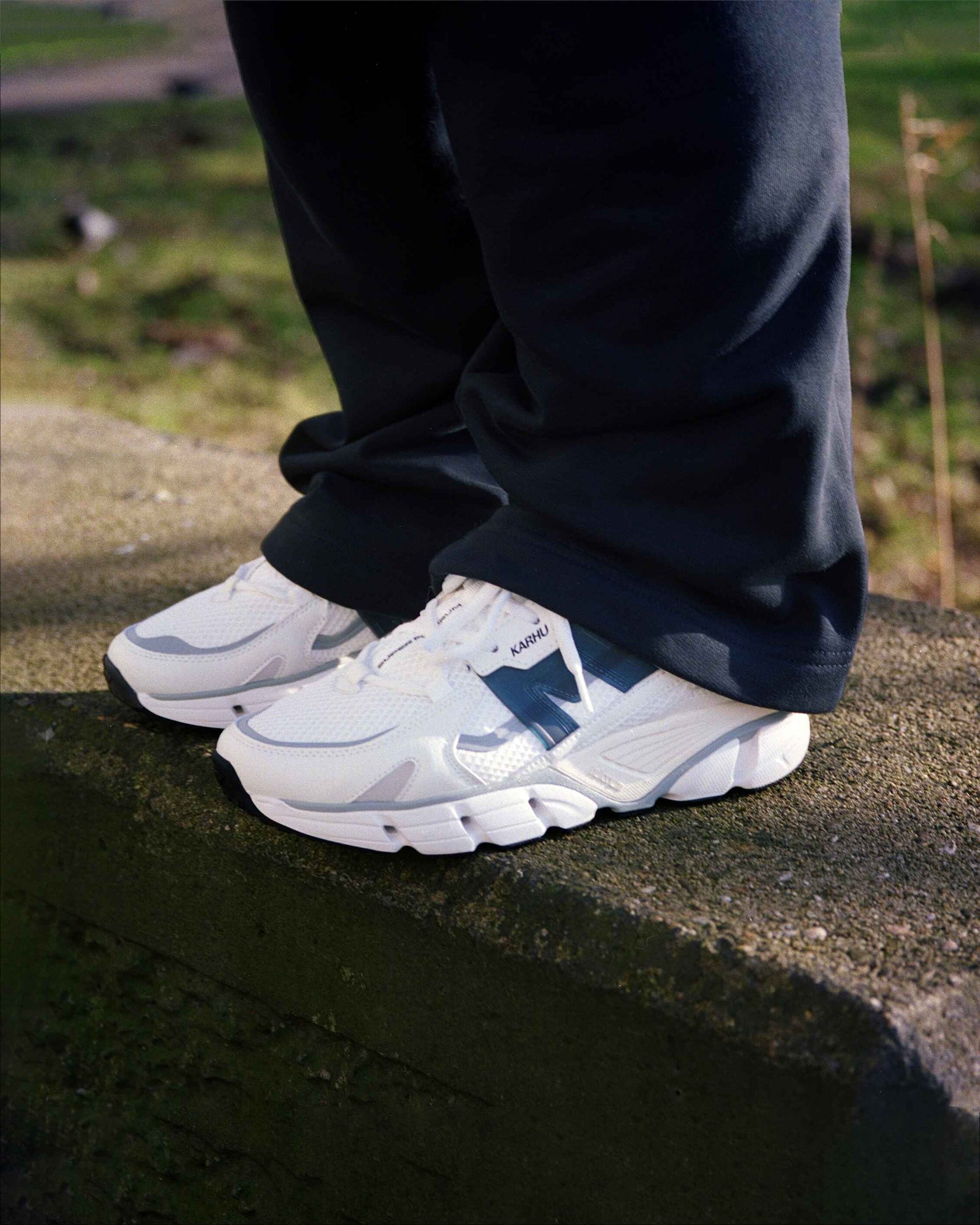 Karhu super fulcrum - white / deep navy F860011 | Lifestyle sneakers