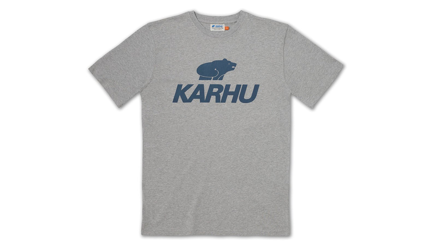 Karhu Classic Logo T-Shirt - Heather Grey / Navy KA00205-6020