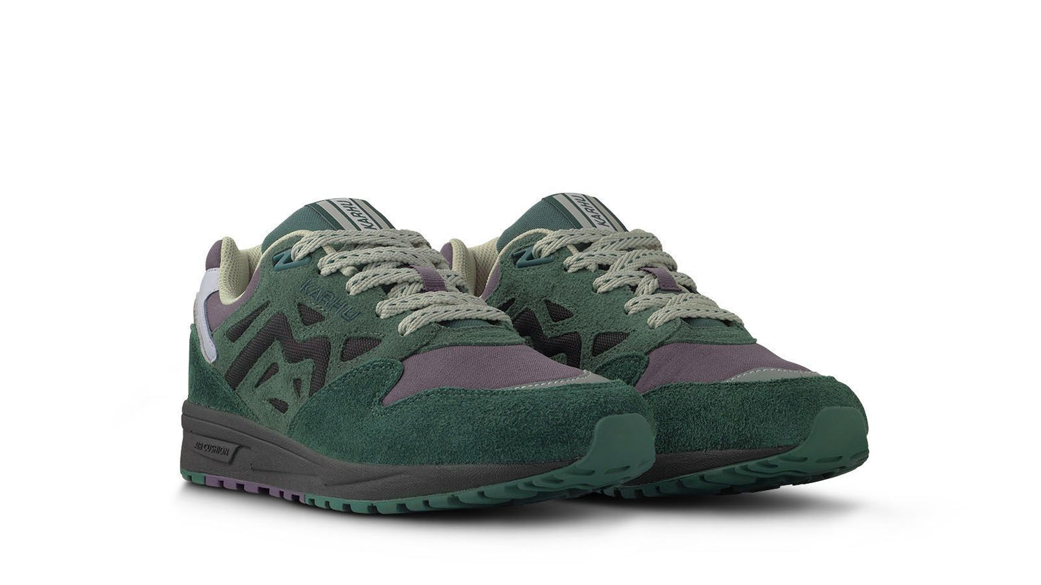 karhu legacy 96 mystic forest pack abbey stone / rain forest sneakers front