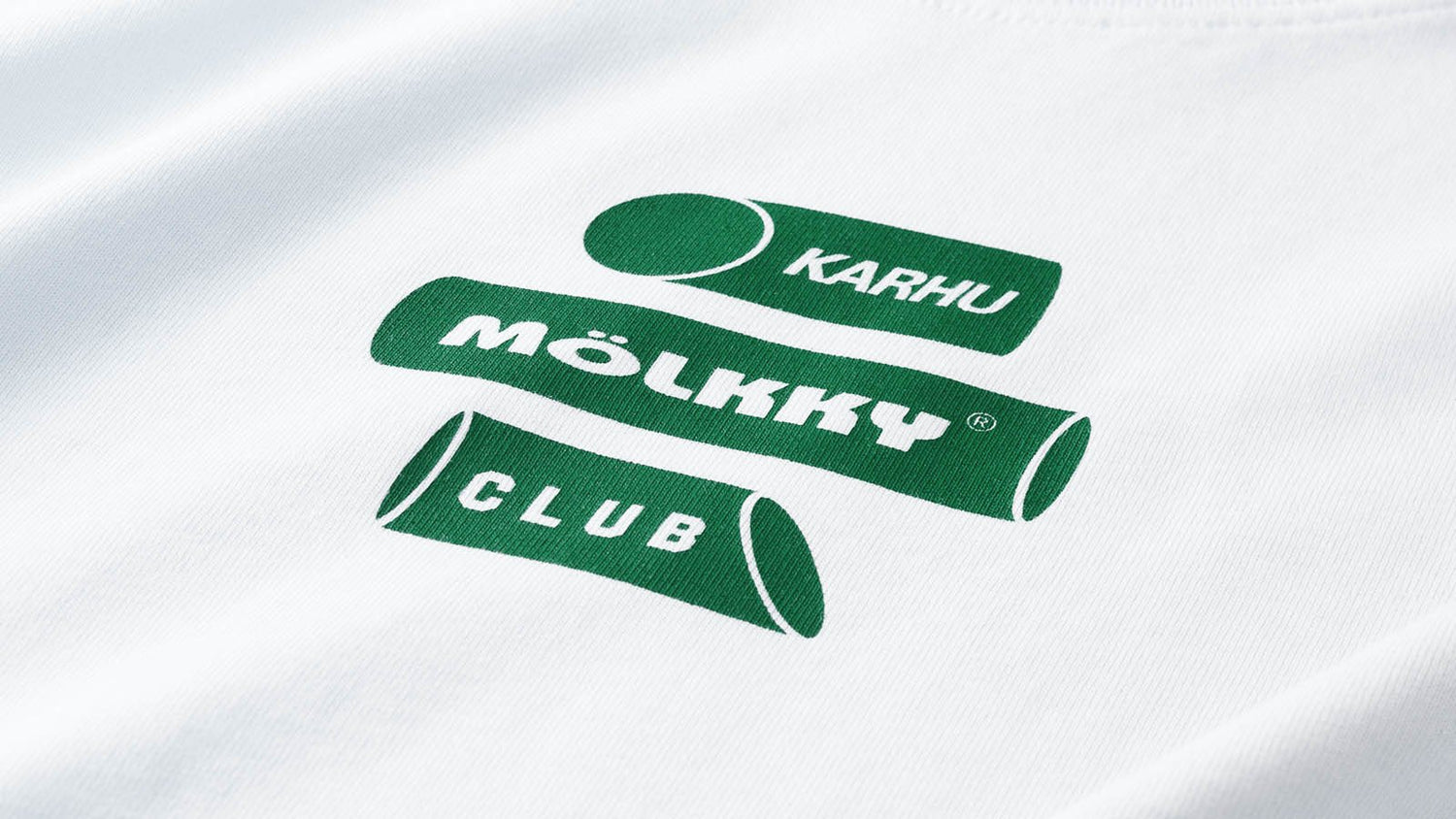 Karhu mölkky pack club t-shirt - white / verdant green 