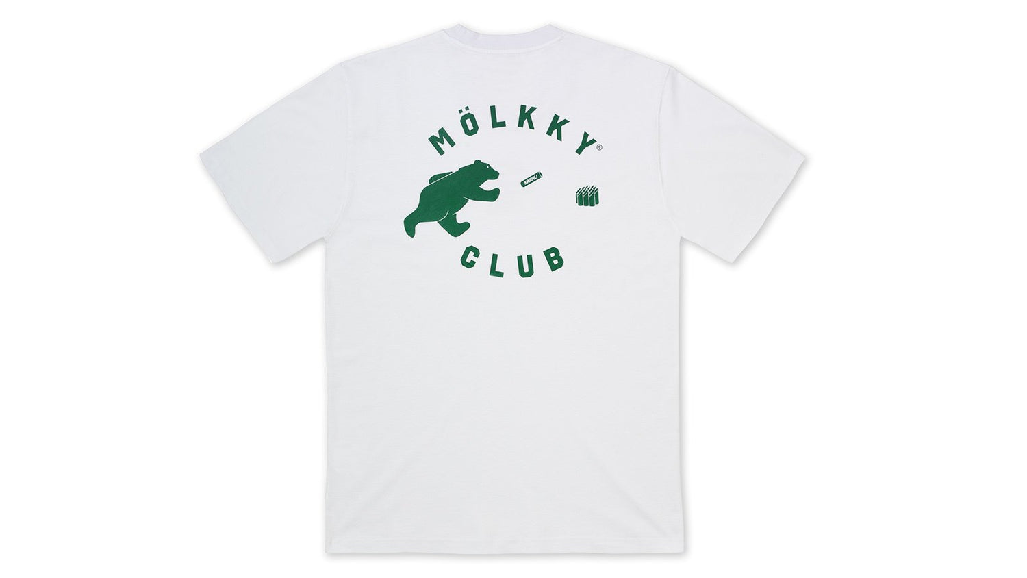 Karhu mölkky pack club t-shirt - white / verdant green 