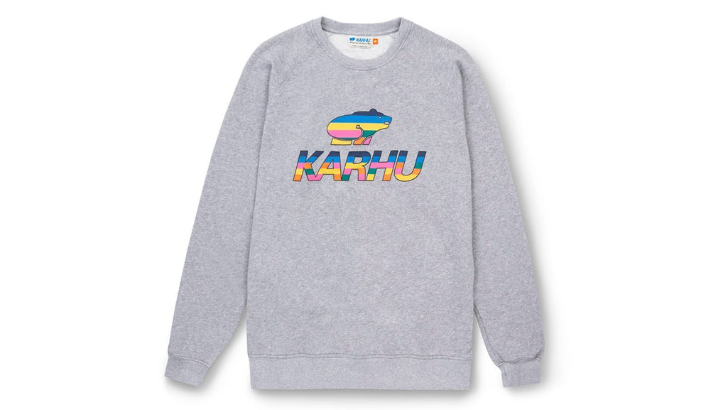Team college sweatshirt heater grey multi colour og