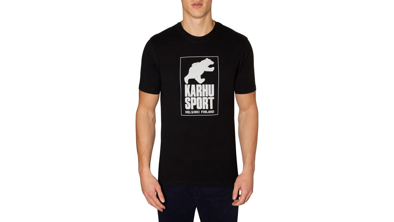 Helsinki sport t-shirt - black/white KA00087-1502