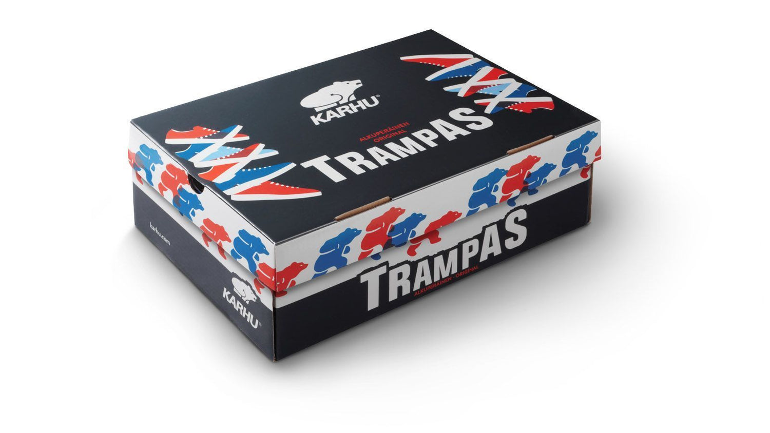 trampas navy white box